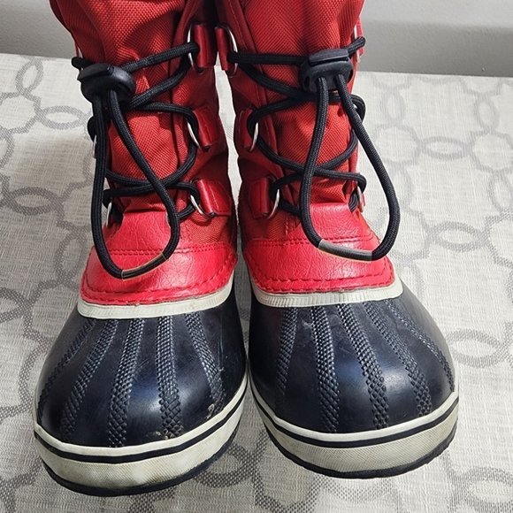 Sorel Rubber/ Fabric Waterproof Winter Boots Kid's Size 3 - Picture 8 of 12